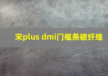 宋plus dmi门槛条碳纤维